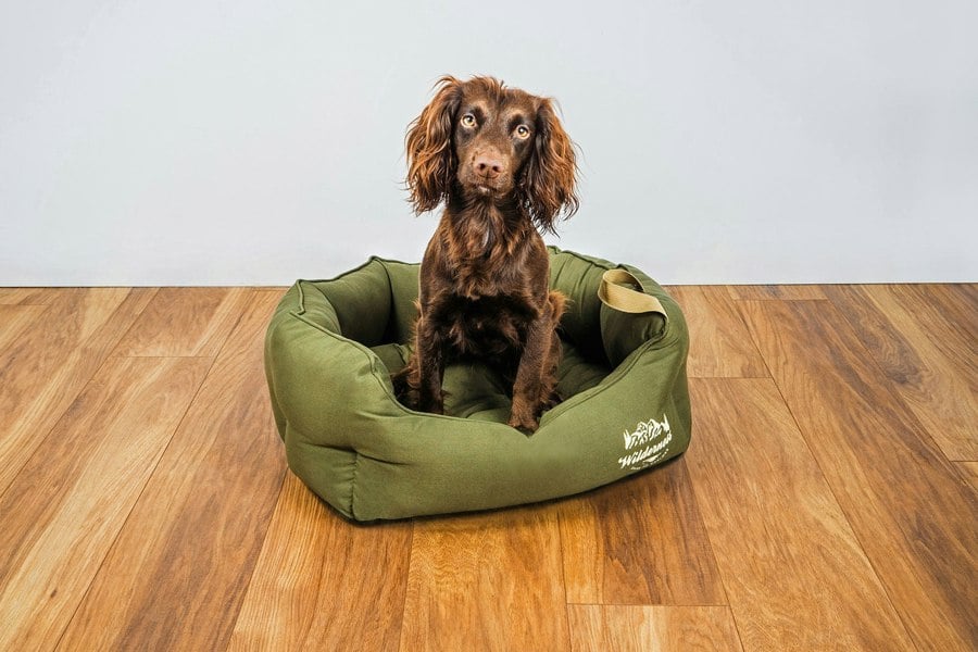 Snug and Cosy Pets Wilderness Snuggle Bed Olive