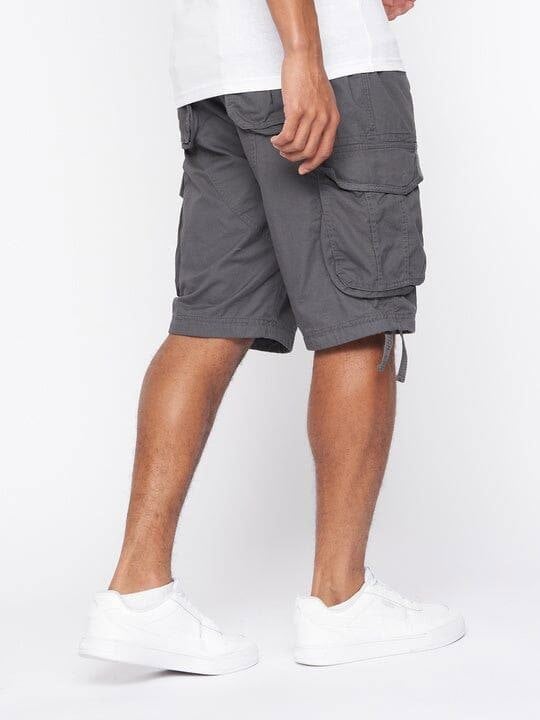Crosshatch Jamstar Cargo Shorts Charcoal