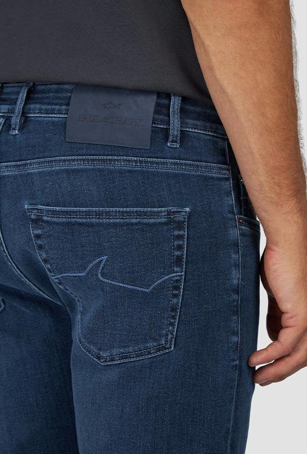 Paul & Shark Men's Comfort Rivet Stretch Denim Jeans
