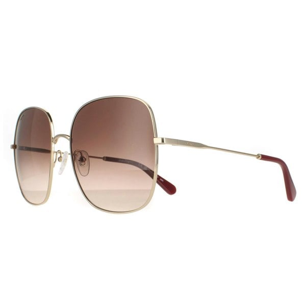 Salvatore Ferragamo Sunglasses SF300S 703 Gold Brown Gradient