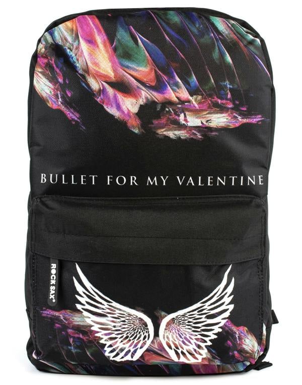 Rock Sax Unisex Black Bullet For My Valentine Backpack (One Size)