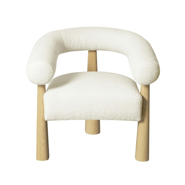 Furniture Edit Spara Cream Boucle Accent Chair