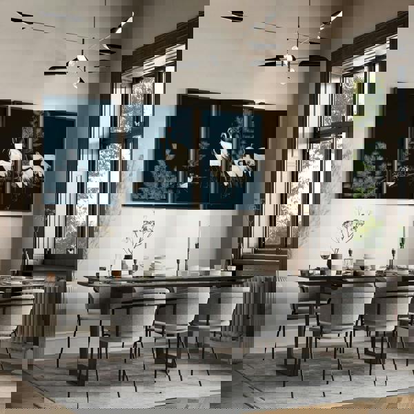 Living Room Gallery Wall | Set of 3 Asian Inspired Wall art Prints