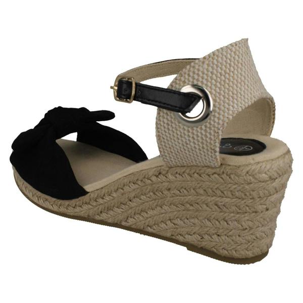 Savannah Ladies Savannah Mid Rope Wedge Sandals