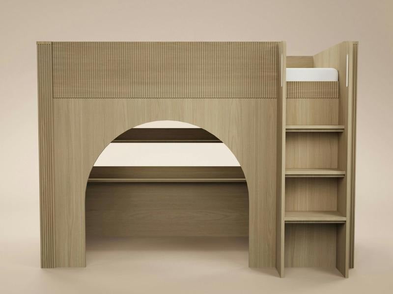 Flair Kaska Mid Sleeper with Ribbed Panel