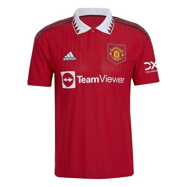 Adidas Mens 2022/23 Manchester United FC Home Jersey - Red