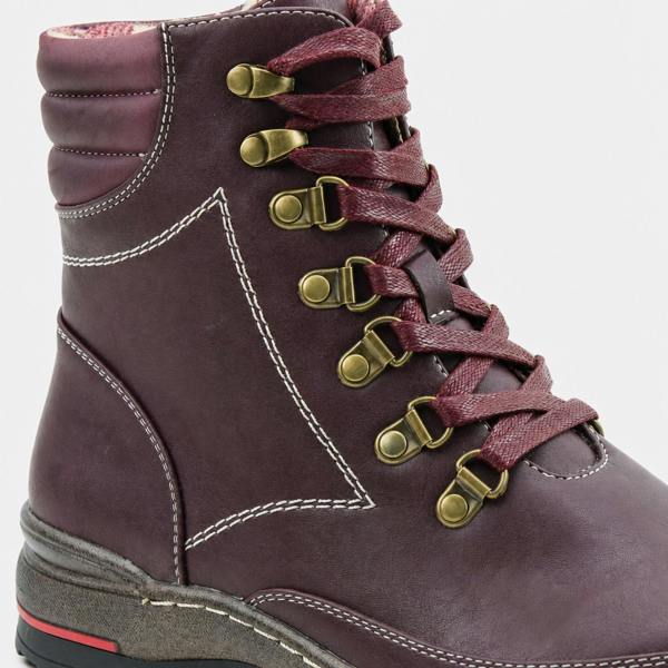 Heavenly Feet MELISSA Ankle Boots   in  Red
