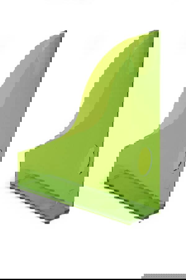 Durable Magazine Rack Document Desk File Organiser | 6 Pack | A4 Clear Green