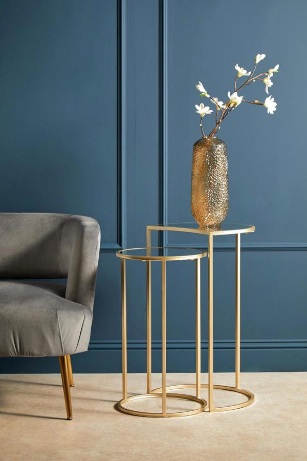 Interiors by Premier Avantis Set of 2 Nesting Side Tables