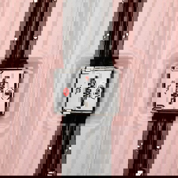 Infinity Luggage Robust Hard Shell Luggage 8 Wheel Suitcase Set