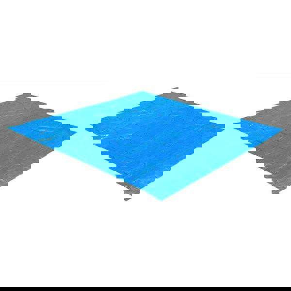 Intex 12 ft Pool Cover and 15.5 ft Ground Cloth – Protective Pool Cover with Heavy-Duty Base Mat