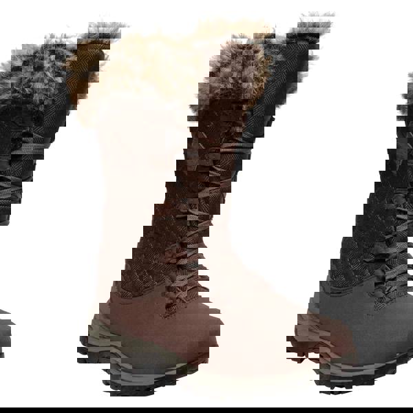 Regatta Great Outdoors Womens/Ladies Newley Faux Fur Trim Thermo Boots - Chestnut - 