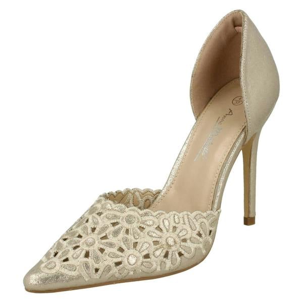 Anne Michelle Ladies Anne Michelle Stiletto Heel Court Shoes F90050