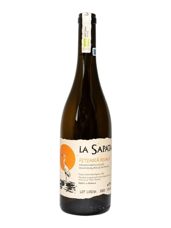 Crama Delta Dunarii La Sapata Feteasca Regala Artisanal Organic White Wine