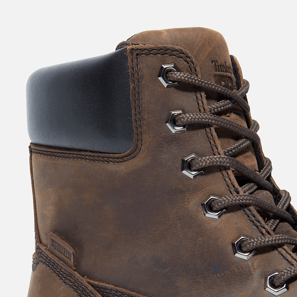 Timberland Pro 6" Iconic Waterproof Safety Work Boots - Brown