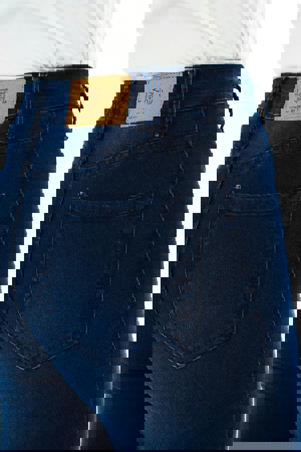 Smart Living Women's Stylish Skinny Fit High Waist Denim Jeans - Dark Wash