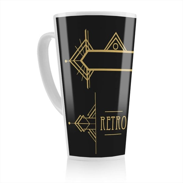 Benjamin Tate Design Art Deco Retro Latte Mug