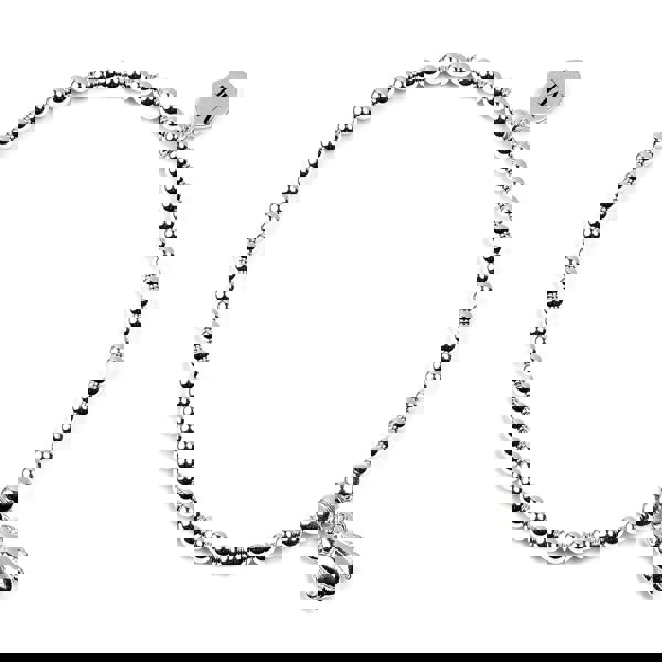 Beetle on Silver Ball Bead Bracelet - MYLEE London