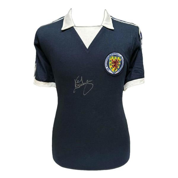 Unbranded Kenny Dalglish signed Scotland shirt — Framed