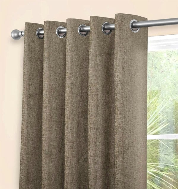 Sundour Amberley Chenille Eyelet Door Curtain