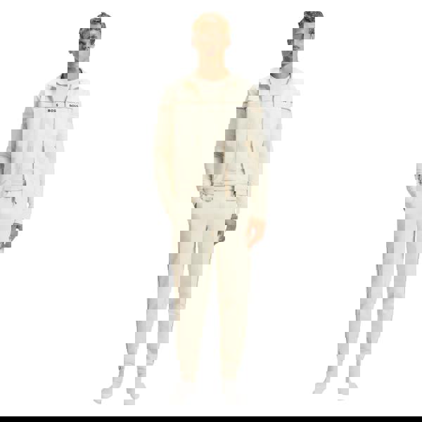 Hugo Boss Mens Iconic Crew Neck Sweatshirt - White - 