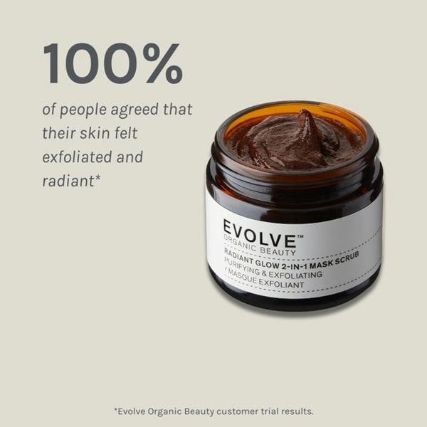 Evolve Beauty Radiant Glow Mask Scrub 30 ml