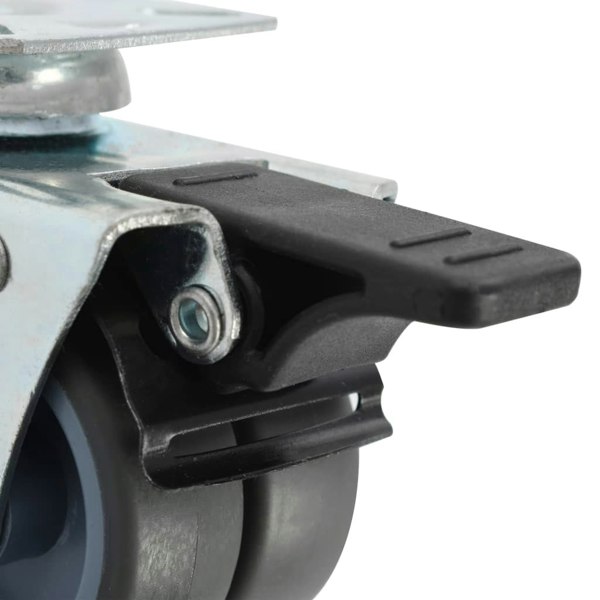 Berkfield Twin-wheel Swivel Casters 4 pcs 50 mm
