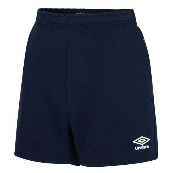 Umbro Womens/Ladies Club Leisure Shorts - Navy/White - 