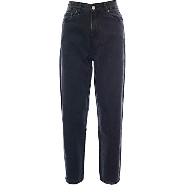 Dr Denim Women's Black Bella Oversized Mom Jeans