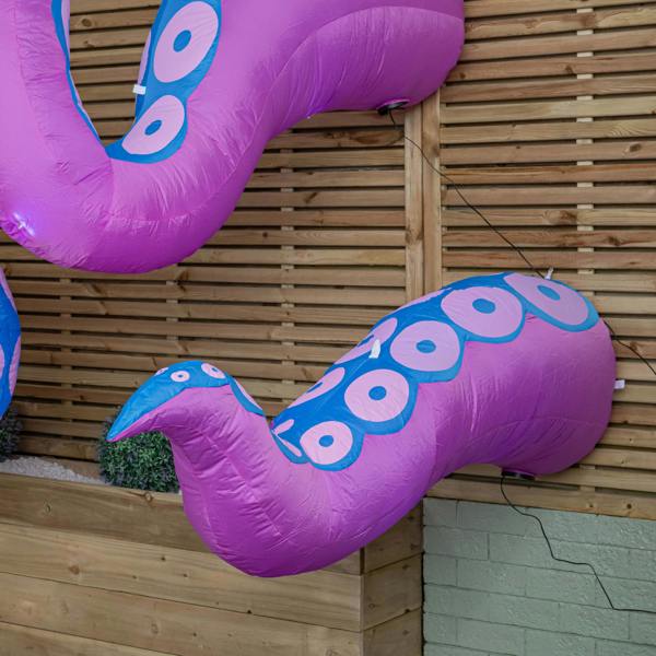 Samuel Alexander Set of 3 Light up Large Inflatable Octopus Tentacles Halloween Decoration with LEDs