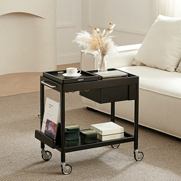 Orion With Magazine Rack Side Table-Weilai Concept-Weilai Concept