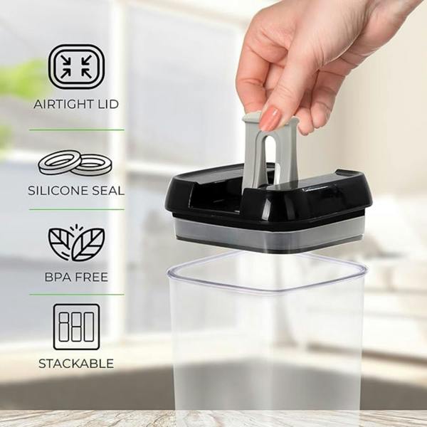 Top 3 3 Piece 1.2L Food Storage Lock N Fresh Stackable Containers