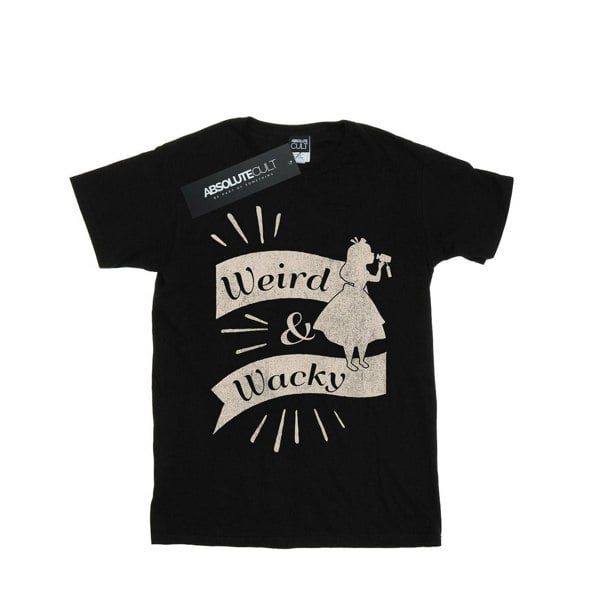 Disney Mens Alice In Wonderland Weird And Wacky T-Shirt - Black