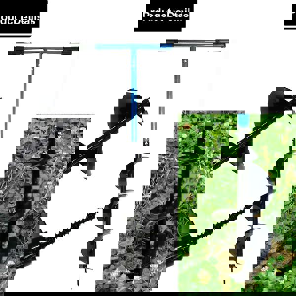 Gr8 Garden Manual Garden Earth Auger 150mm Fence Post Hole Digger Hand Drill Soil Borer