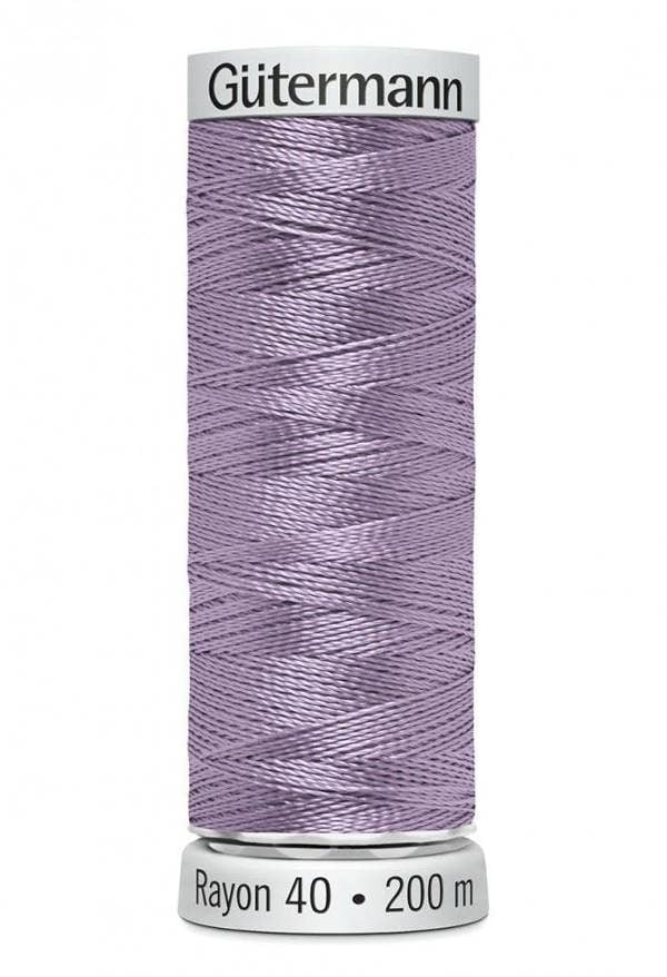Gutermann No 40 Sulky Rayon Embroidery Thread 200m Rayon Thread Suitable For Embroidery