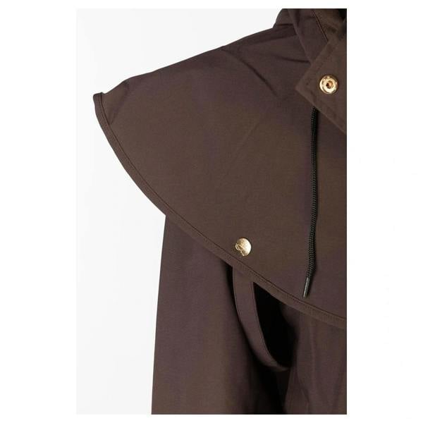 Rydale Bramham Ladies Full Length Coat shoulder cape detail