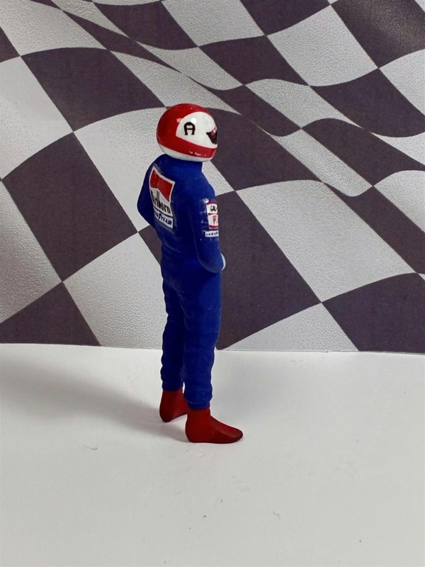 Cartrix Clay Regazzoni Ferrari Metal Figure 1:43 Scale Cartrix CT049A