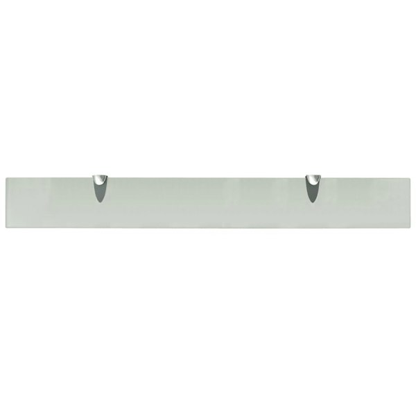 Berkfield Floating Shelves 2 pcs Glass 80x10 cm 8 mm