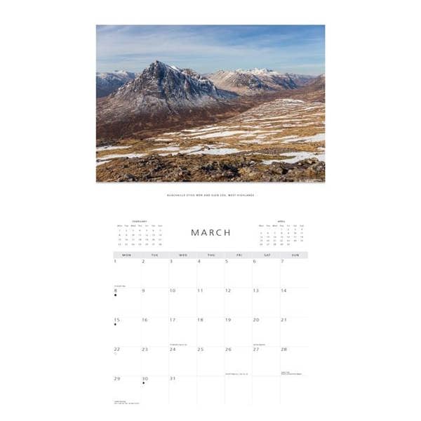 Colin Baxter, Scottish Highlands Calendar 2027, Wall Calendars, Month To View, Travel, Gift