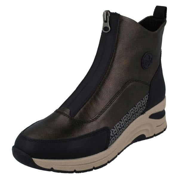 Rieker Ladies Rieker Casual Wedge Ankle Boots N9381