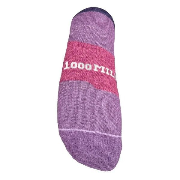 1000 Mile Womens Double Layer Fusion Walking Socks Mauve