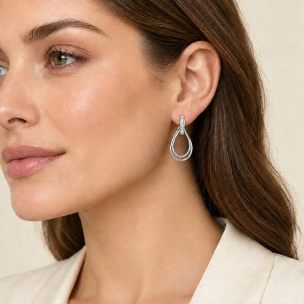 Cachet London Qiao Silver Earrings