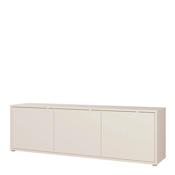 Furniture To Go Alice Springs Large TV Cabinet with 3 Doors Push-to-Open in Sand