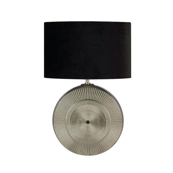 Pagazzi Lighting Elina Polished Chrome Ceramic Table Lamp