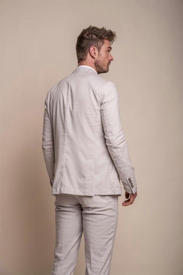 alvari stone quarter lined blazer back