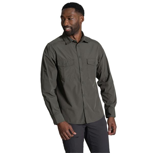 Craghoppers Mens Kiwi II Long-Sleeved Shirt - Cedar - 