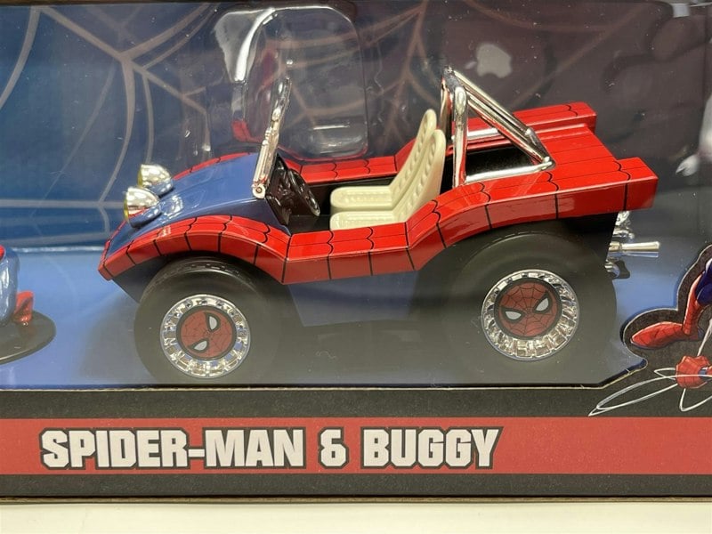 Jada Marvel Spiderman Figure and Buggy 1:24 Scale 33729 253225030