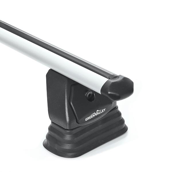 Green Valley Aluminium Roof Rack Bars, Fits BMW 3 Series 4dr 2020+ onwards, Aerodynamic Complete System + Locks