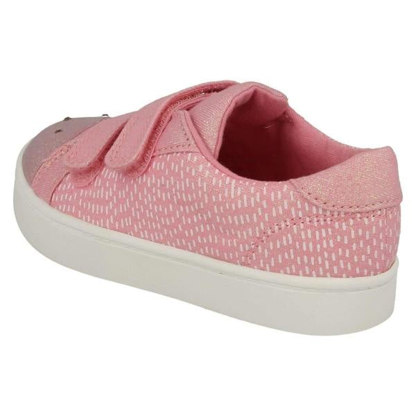 Clarks Girls Clarks Casual Canvas Shoes Pattie Lola