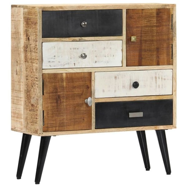Berkfield Sideboard 70x30x78 cm Solid Mango Wood